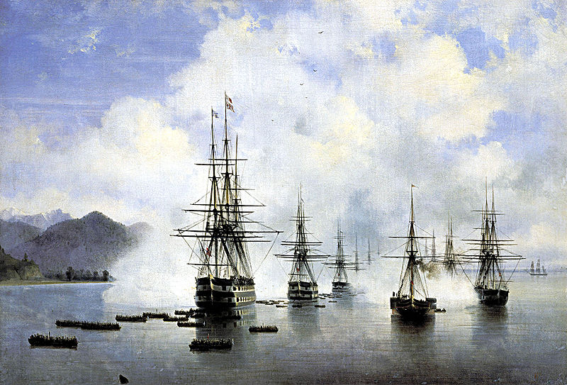 The Landing of N. N. Raevskyi at Subashi